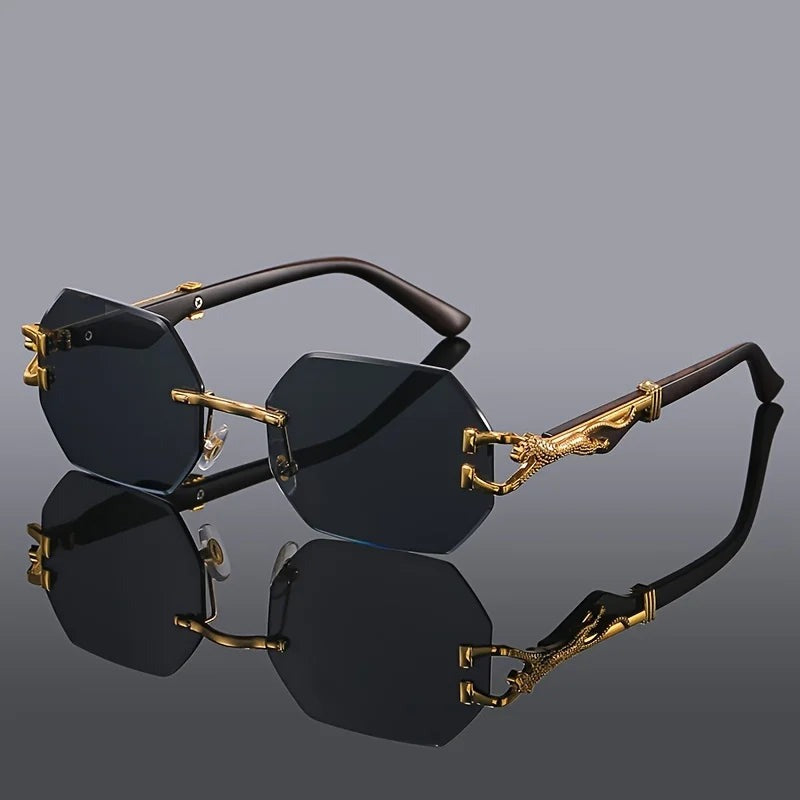 Luxury Black leopard 2025 Sunglasses