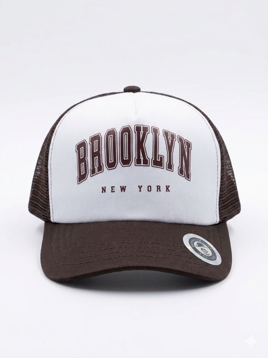 Brooklyn New York Classic Mesh Trucker Cap